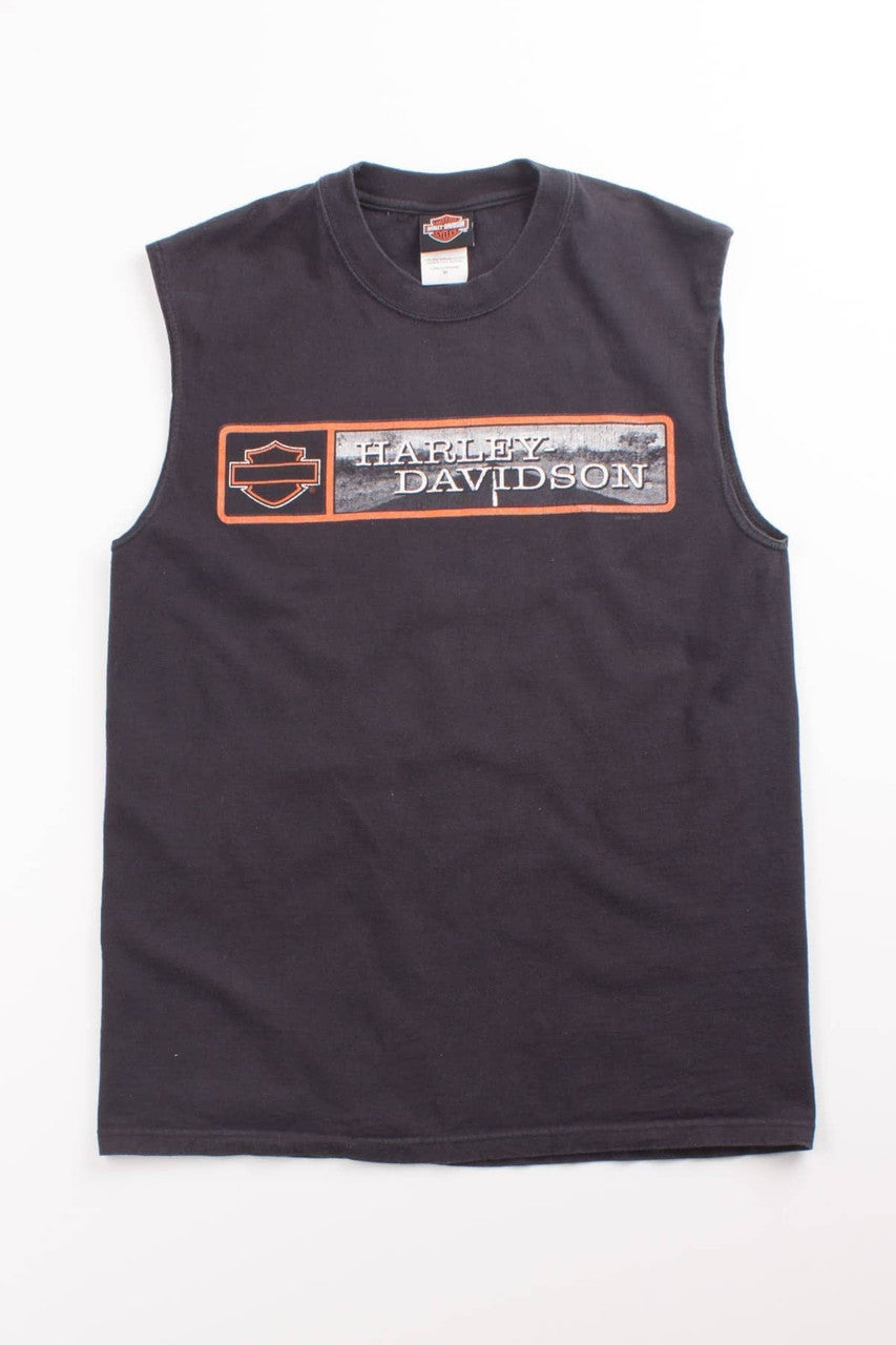 Open Road Harley Davidson Cut-Off T-Shirt