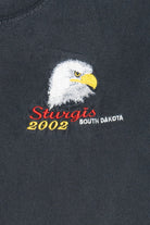 Vintage "Sturgis 2002" Embroidered Eagle T-Shirt (2000s)
