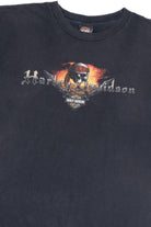 Harley Davidson "U.S. Virgin Islands" Pirate Flames T-Shirt (2000s)