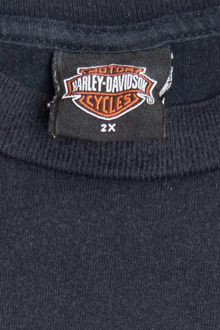 Harley Davidson "U.S. Virgin Islands" Pirate Flames T-Shirt (2000s)