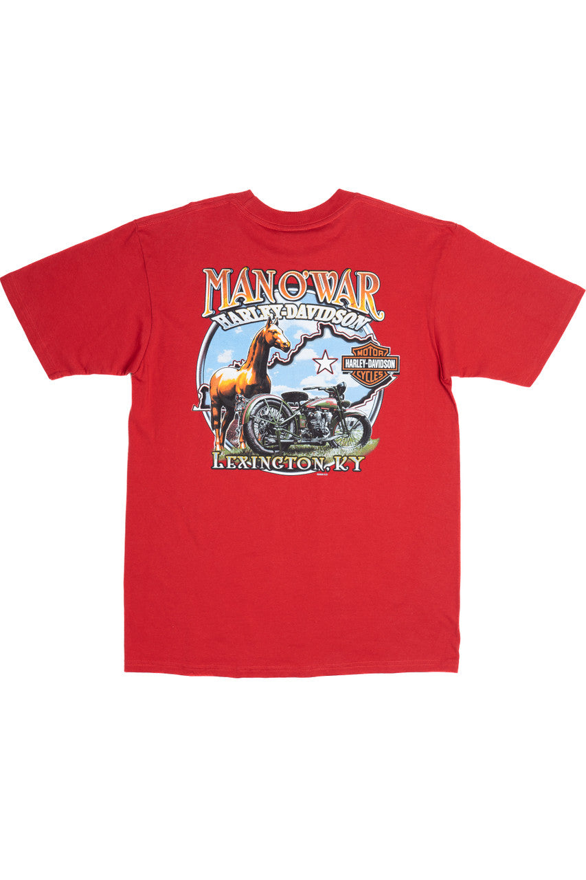 Harley Davidson "Man O'War" Lexington, KY T-Shirt (2010s)
