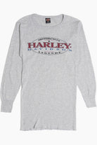 Vintage 1995 "Harley Davidson Legends" Cincinnati Thermal Long Sleeve T-Shirt (1990s)