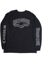 Harley Davidson Skull "Pacific Junction, Iowa" Long Sleeve T-Shirt (2010s)