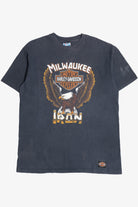 Harley Davidson "Milwaukee Iron" Eagle Logo T-Shirt (1990s)