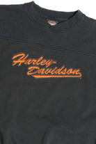 Vintage Distressed Harley Davidson Savannah Embroidered Sweatshirt (1990s)