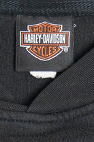 Vintage Distressed Harley Davidson Savannah Embroidered Sweatshirt (1990s)