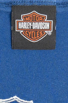 Vintage Harley Davidson Hook & Eye Clasp Rhinestone Detail Tank Top