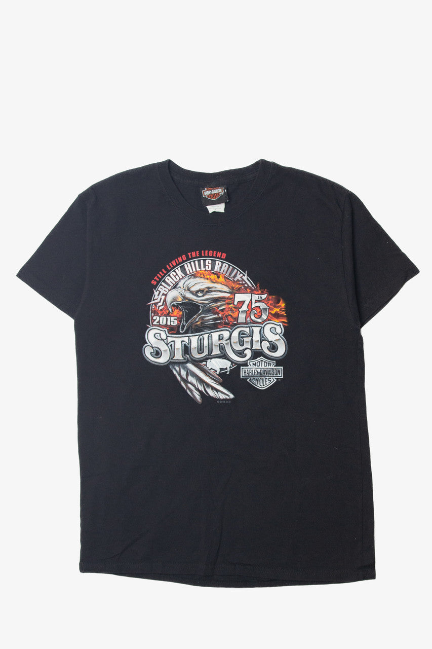 Black Hills Rally "Sturgis" Harley Davidson T-Shirt (2010s) 1021