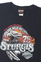 Black Hills Rally "Sturgis" Harley Davidson T-Shirt (2010s) 1021
