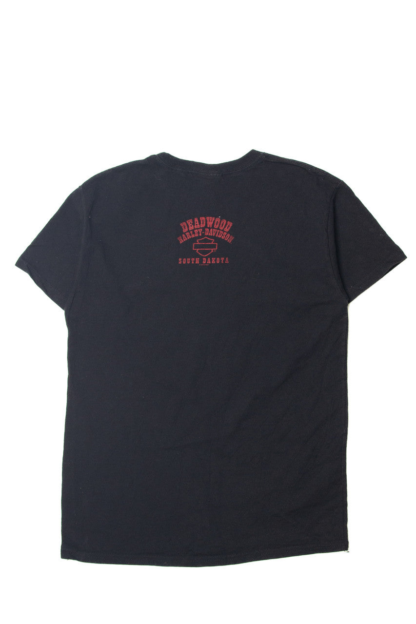 Black Hills Rally "Sturgis" Harley Davidson T-Shirt (2010s) 1021