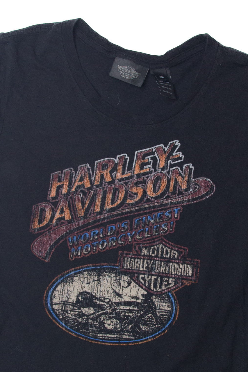  Harley Davidson "World's Finest Motorcycles!" T-Shirt