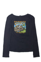  Harley Davidson V-Neck Long Sleeve T-Shirt (2000s)
