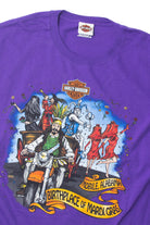  Purple Harley "Mobile, Alabama Birthplace Of Mardi Gras" Davidson T-Shirt (2010s) 
