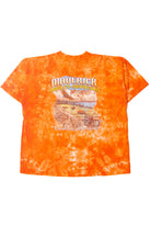 Vintage  Harley Davidson Orange Tie Dye T-Shirt (2000s)