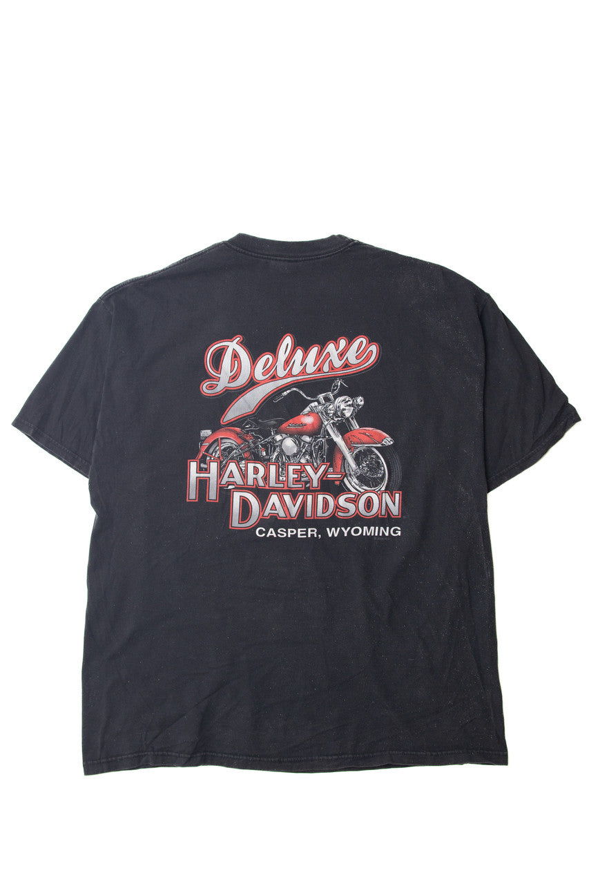 Vintage  Harley Davidson "Casper, Wyoming" T-Shirt (2000s)