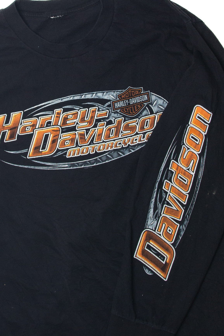  Harley Davidson Donahue St. Cloud, MN Long Sleeve T-Shirt (2010s) 