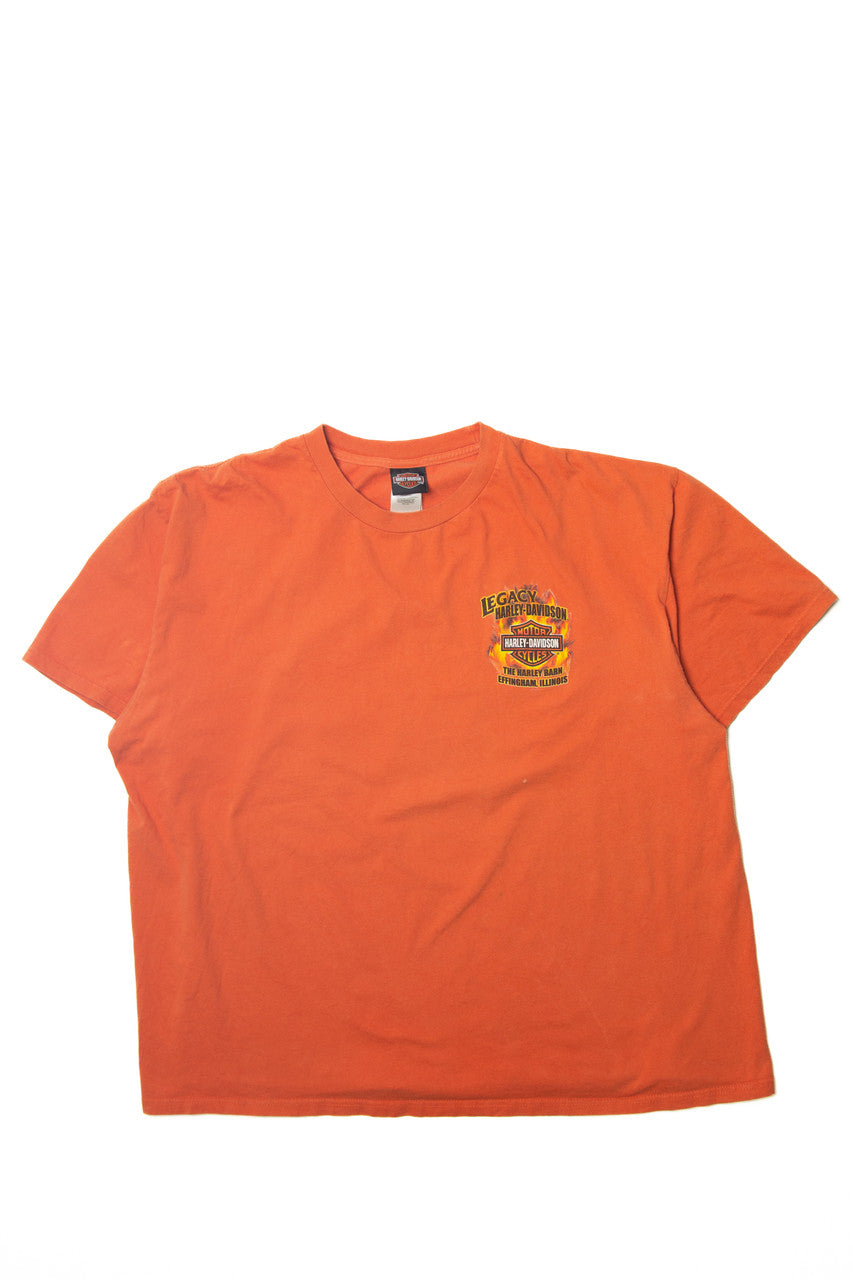  Harley Davidson "The Harley Barn Effingham, Illinois" T-Shirt (2010s)