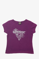  Purple Harley Davidson T-Shirt (2000s)