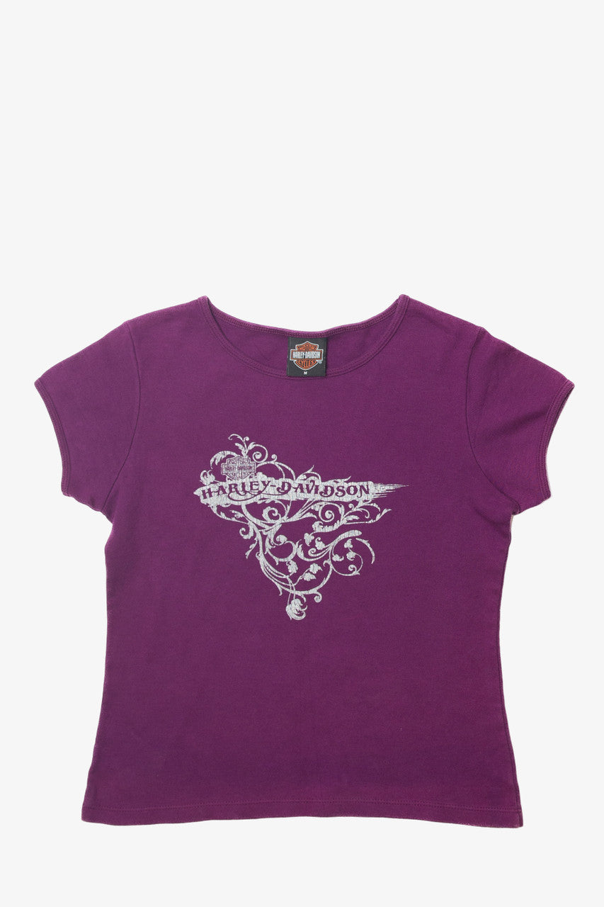 Purple Harley Davidson T-Shirt (2000s)