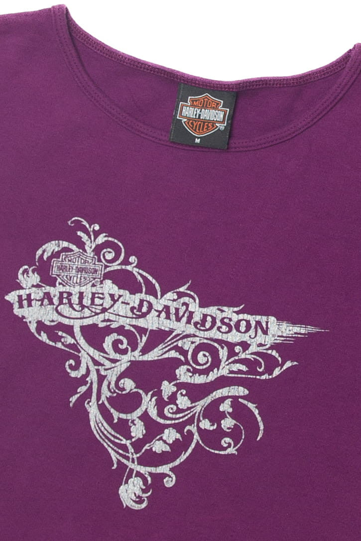  Purple Harley Davidson T-Shirt (2000s)