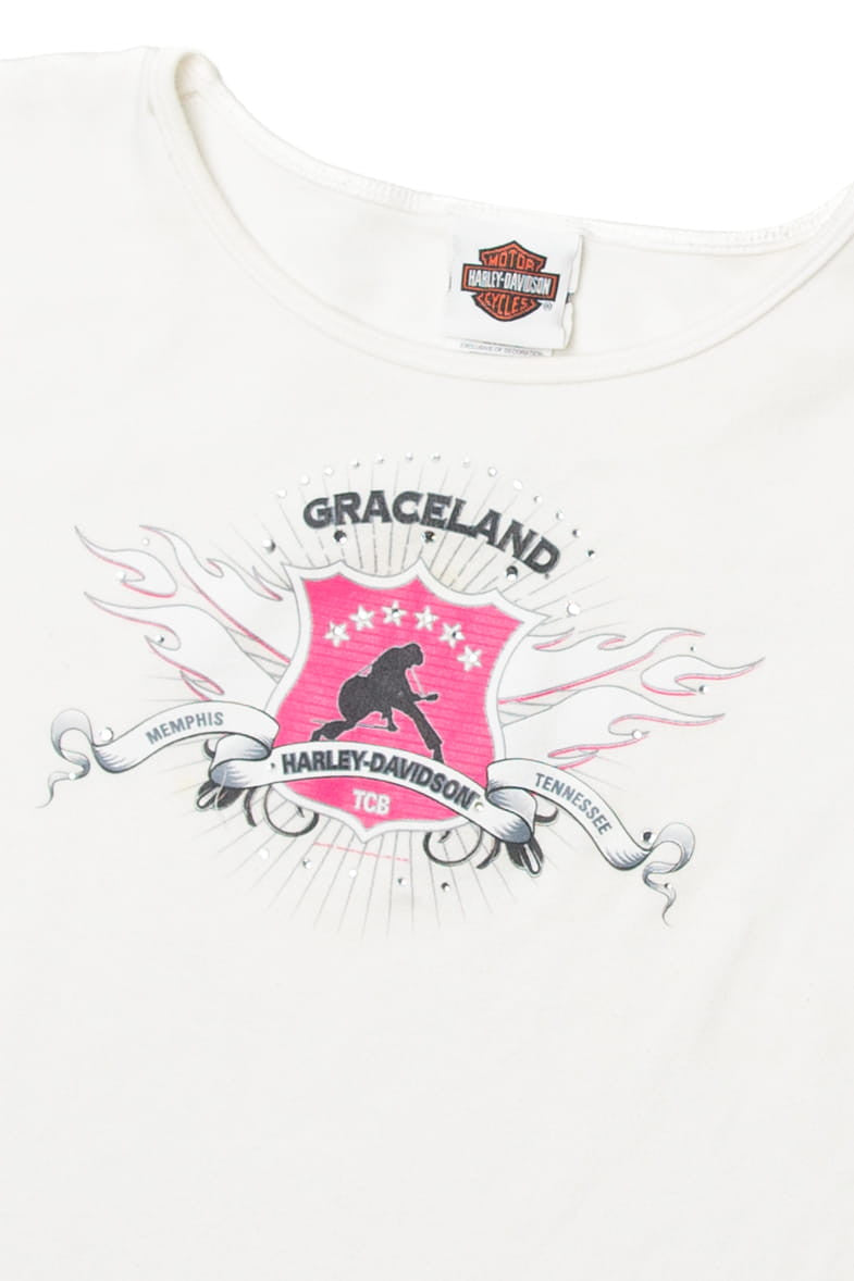 Graceland Harley Davidson T-Shirt (2000s)