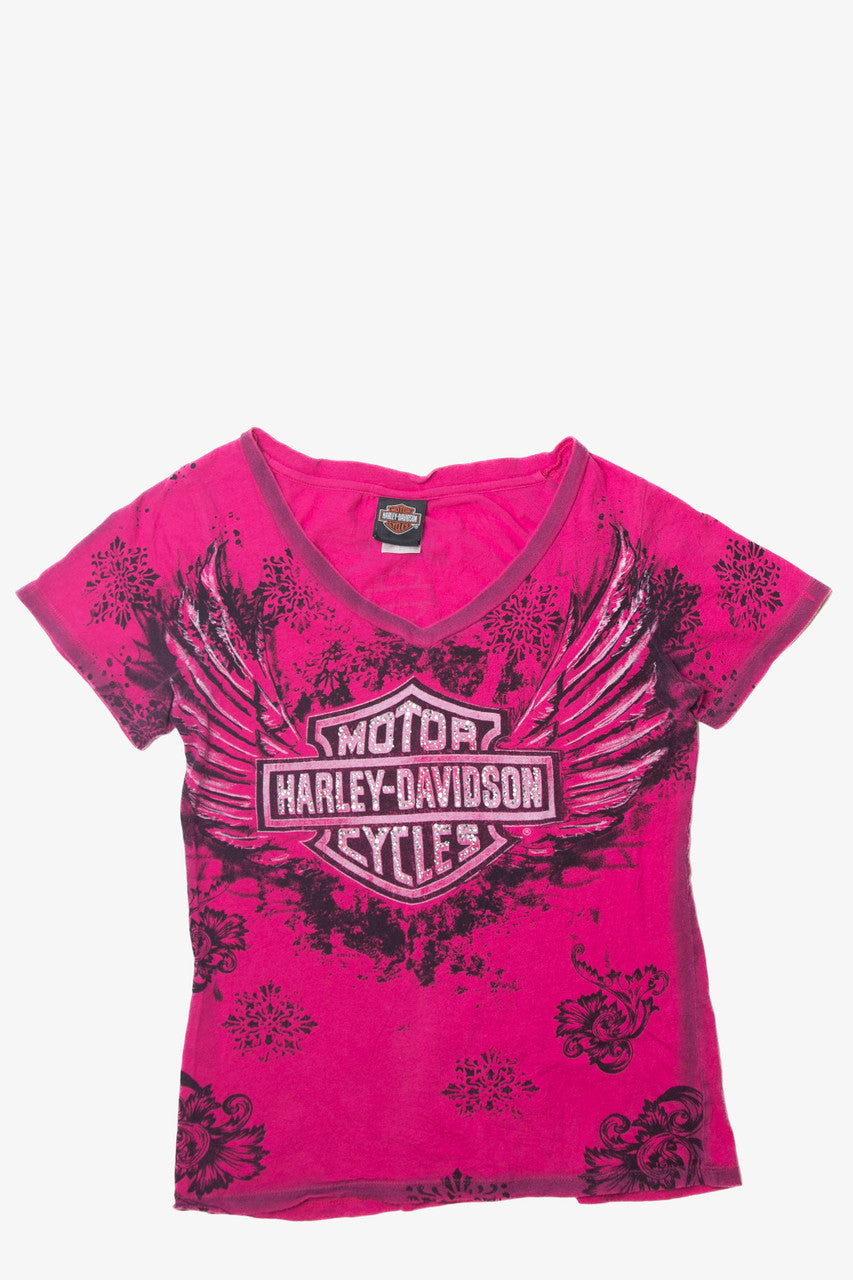 美品✨ Harley Davidson 【2W】ピンク 半袖 バイカーTシャツ Pink Durango Harley Davidson T-Shirt – Ragstock