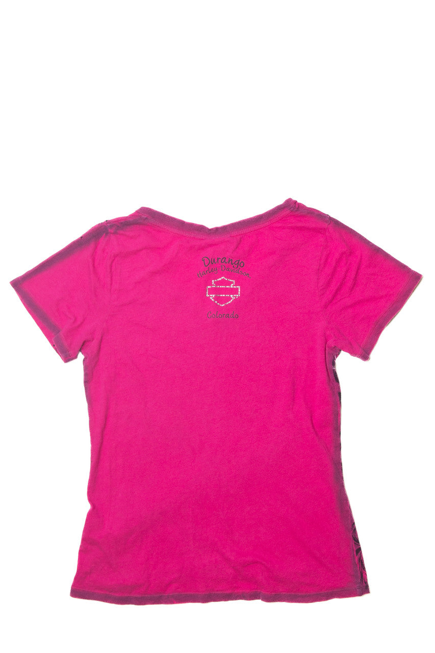 Pink Durango Harley Davidson T-Shirt