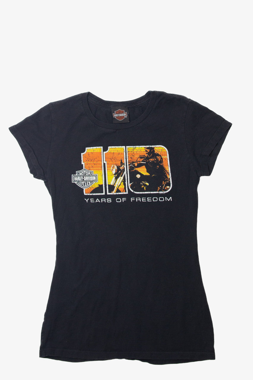  Harley Davidson "110 Years Of Freedom" T-Shirt (2010s)