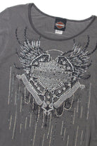  Bejeweled Harley Davidson T-Shirt
