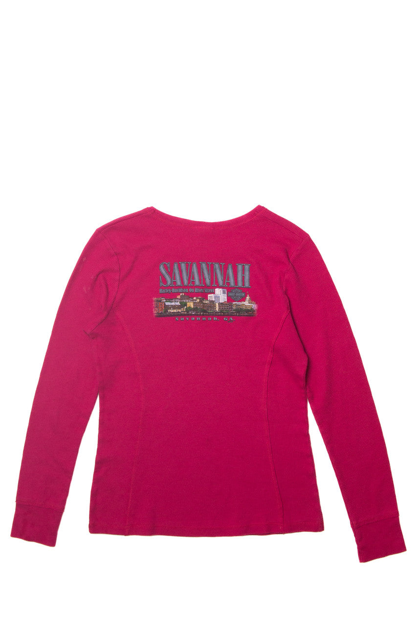 Savannah Harley Davidson Long Sleeve T-Shirt (2010s)