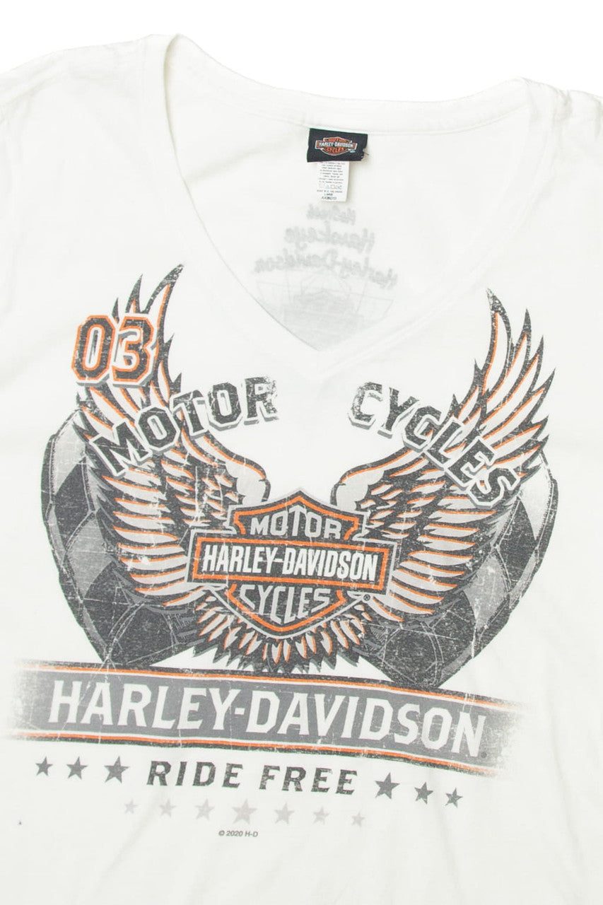   "Ride Free" Harley Davidson T-Shirt