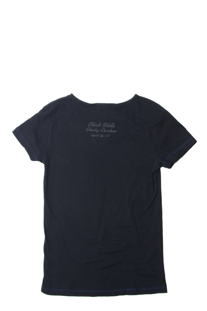  "Live To Ride Ride To Live" Harley Davidson T-Shirt (2010s)