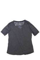   Harley Davidson Quarter Button Up Mesh Stitch Sleeve T-Shirt