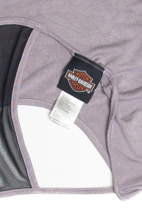  Harley Davidson Bejeweled Open Back T-Shirt