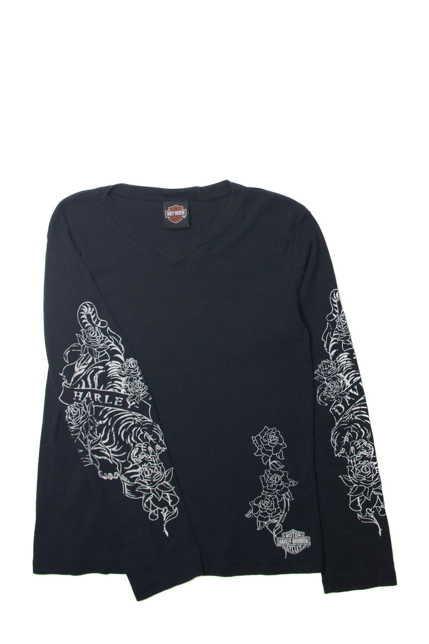  Harley Davidson Grand Teton Long Sleeve T-Shirt (2000s)