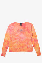 Vintage Harley Davidson Orange Pink Tie Dye Long Sleeve T-Shirt (2000s)