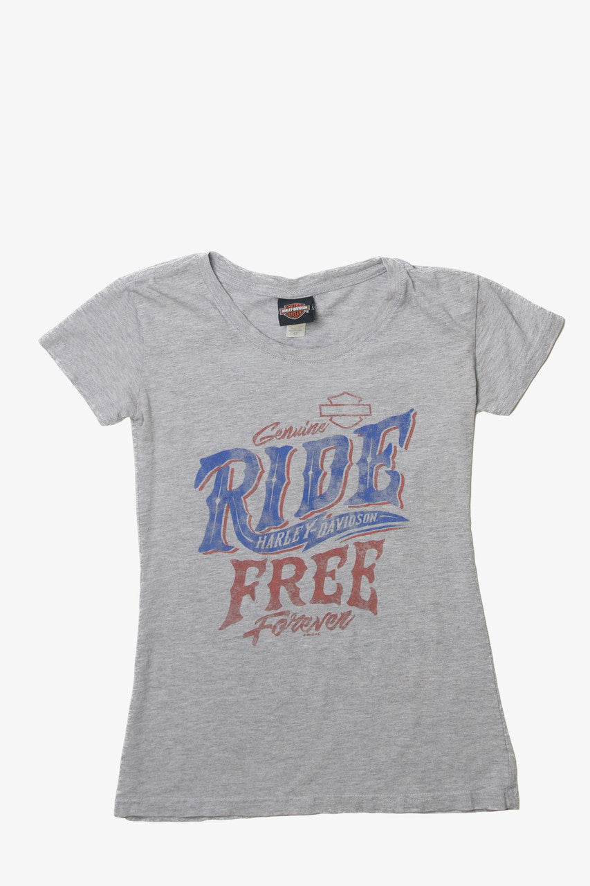  Harley Davidson "Ride Free Forever" T-Shirt (2010s)