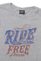  Harley Davidson "Ride Free Forever" T-Shirt (2010s)