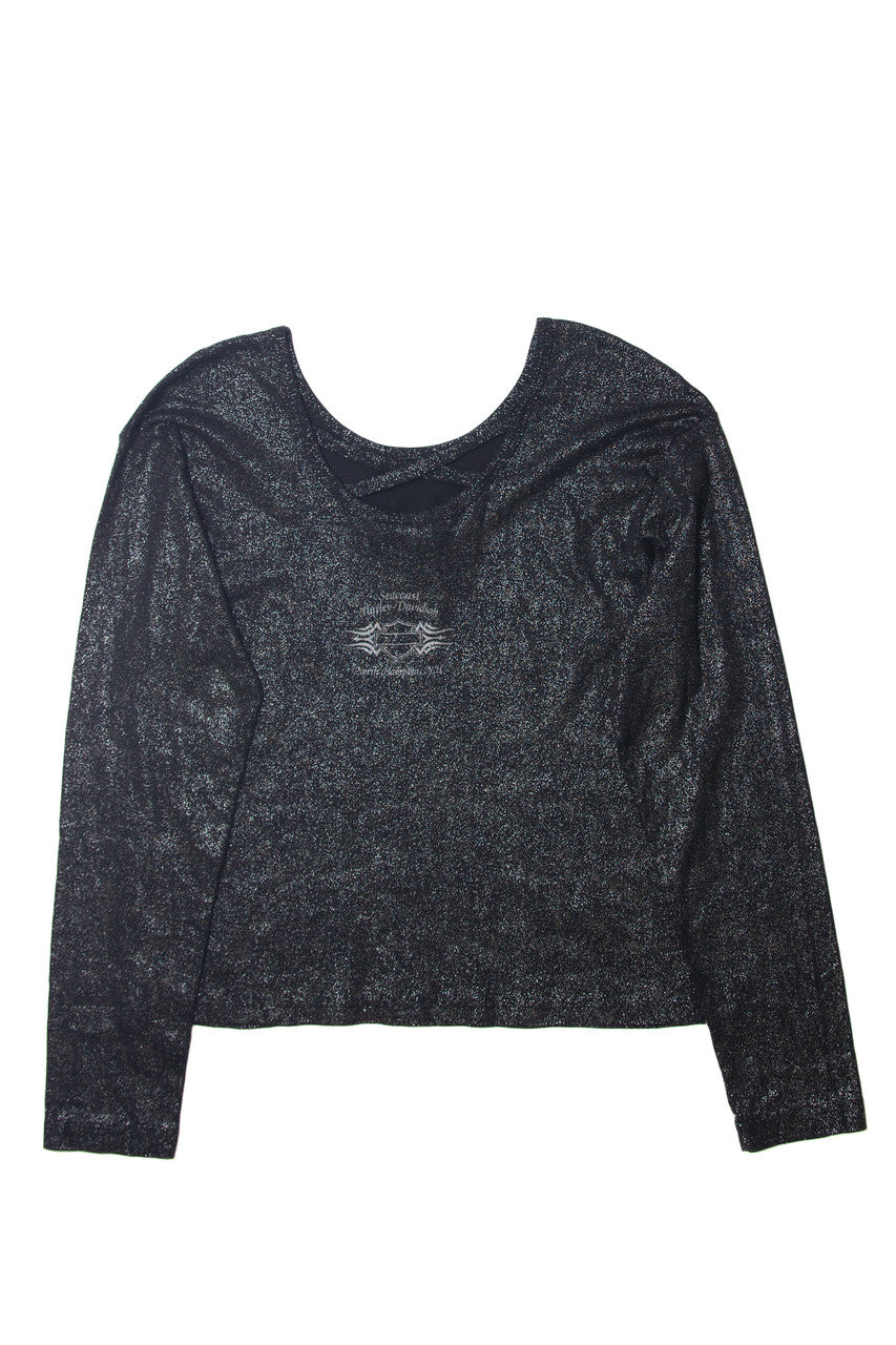   Sparkly Harley Davidson Seacoast T-Shirt