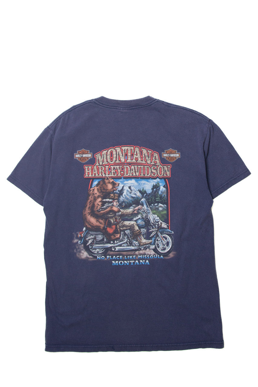   Harley Davidson "No Place Like Missoula Montana" T-Shirt