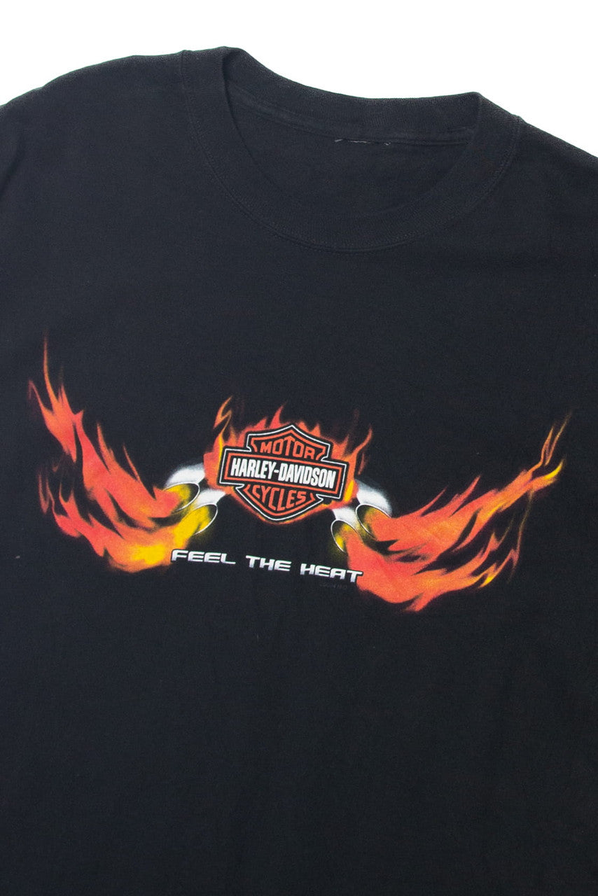 Vintage Harley Davidson "Feel The Heat" T-Shirt (2000s)
