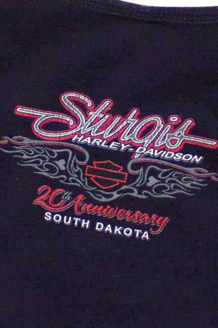 Sturgis 20th Anniversary Tie Dye 3/4 Sleeve Harley Davidson T-Shirt (2007)