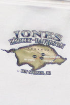 Long Sleeve Blue Flames Jones Harley Davidson T-Shirt (2007)