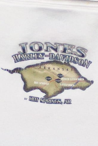 Long Sleeve Blue Flames Jones Harley Davidson T-Shirt (2007)