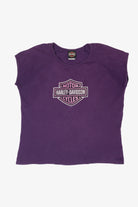 Recycled Purple Harley Davidson T-Shirt (2000s)