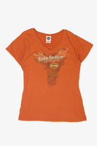 Recycled Orange Harley Davidson T-Shirt (2010s)
