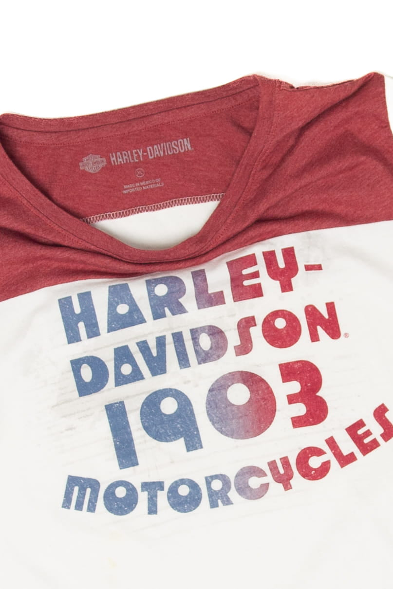 Recycled "Harley-Davidson 1903 Motorcycles" T-Shirt
