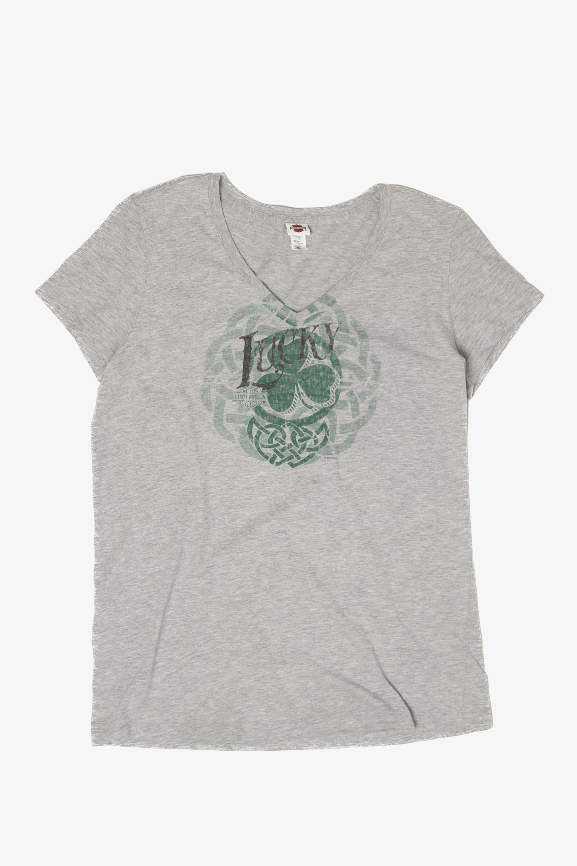 Recycled Clover Bourbon Street Harley Davidson T-Shirt (2010s)