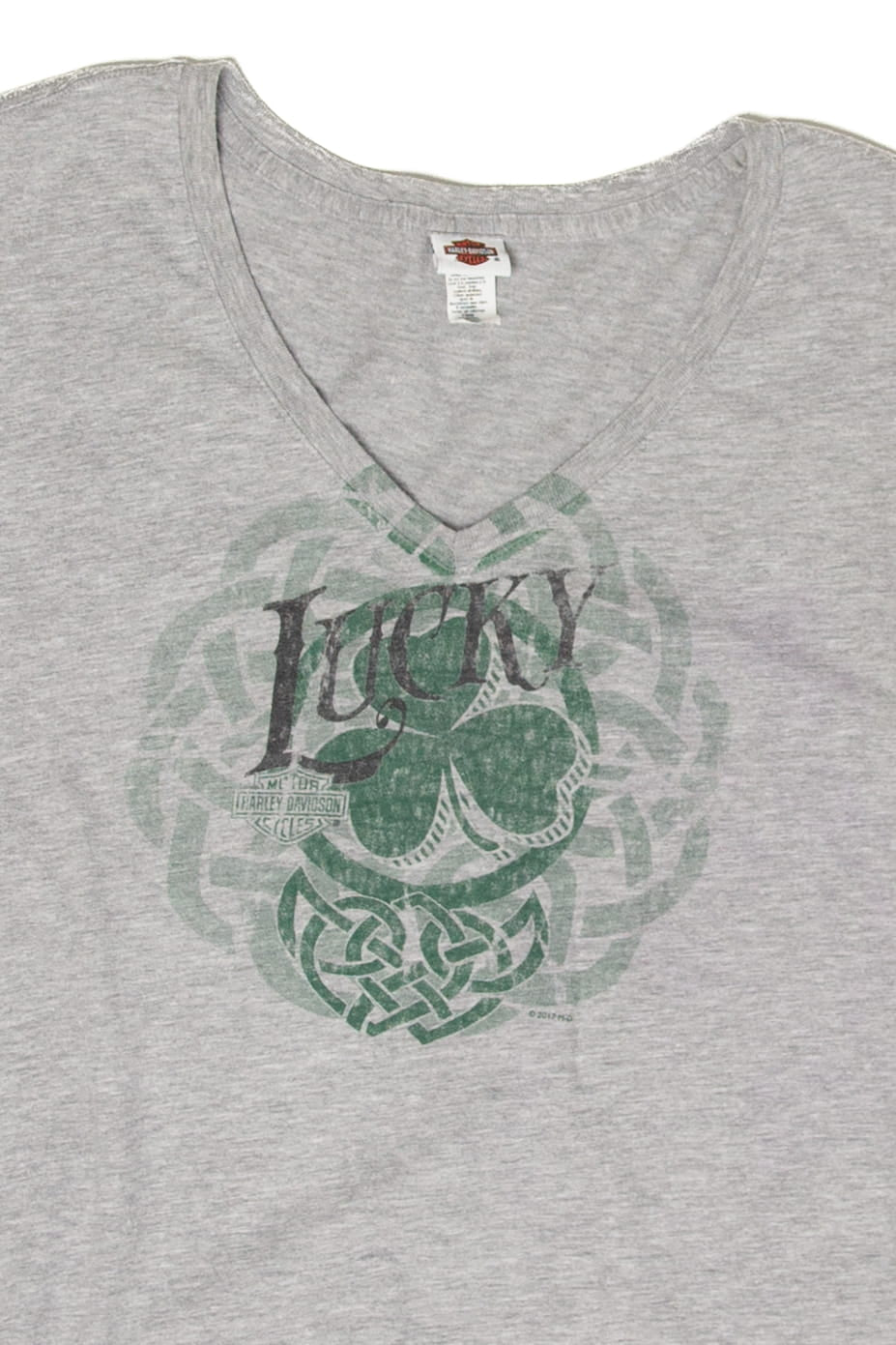 Recycled Clover Bourbon Street Harley Davidson T-Shirt (2010s)