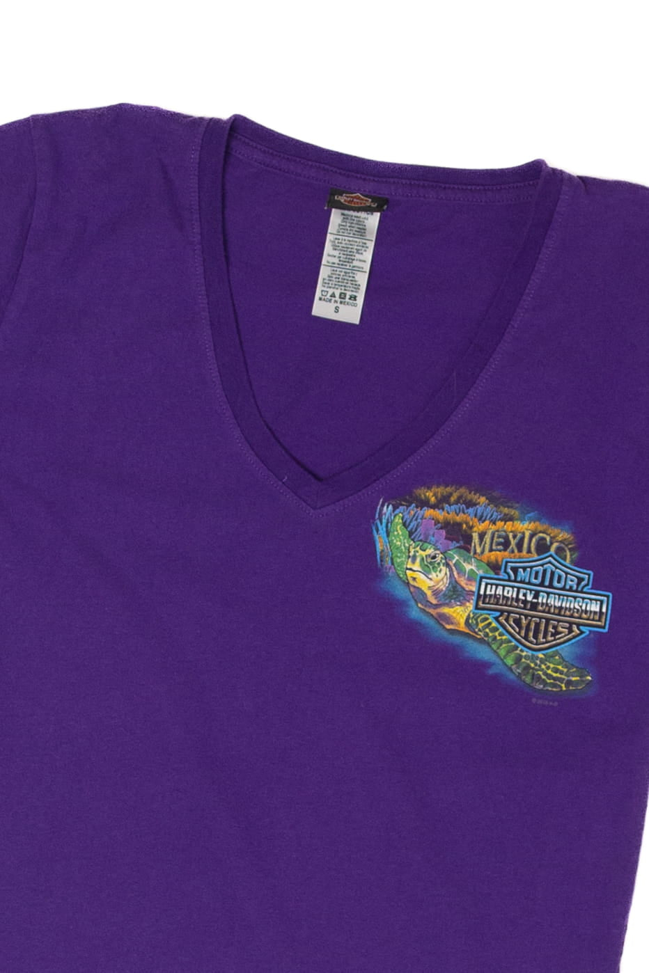 Recycled Purple Harley Davidson T-Shirt (2010s)
